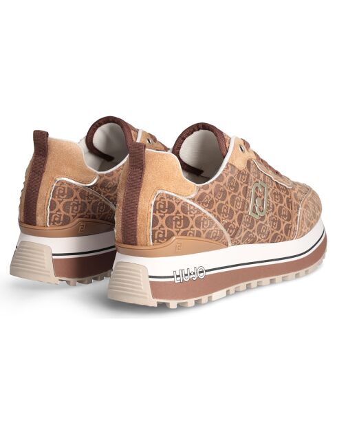 Baskets en Cuir Maxi cognac