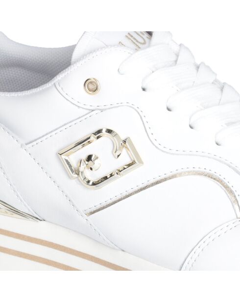 Baskets en Cuir Maxi blanches
