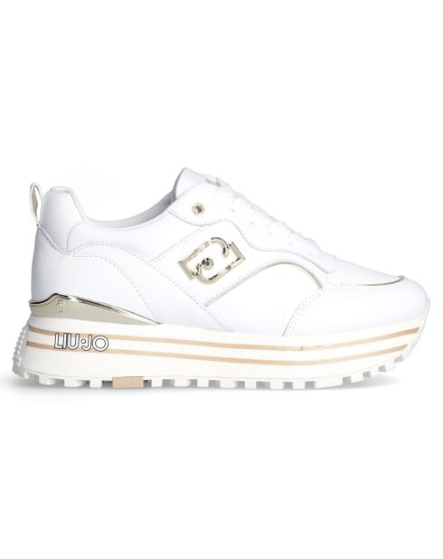Baskets en Cuir Maxi blanches