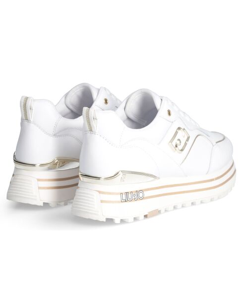 Baskets en Cuir Maxi blanches