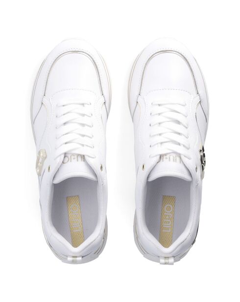 Baskets en Cuir Maxi blanches
