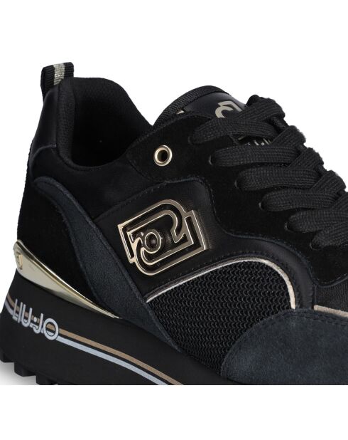 Baskets en Cuir Maxi noires