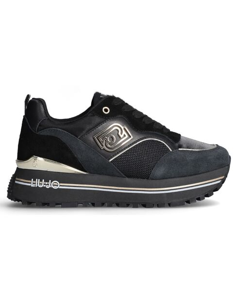 Baskets en Cuir Maxi noires