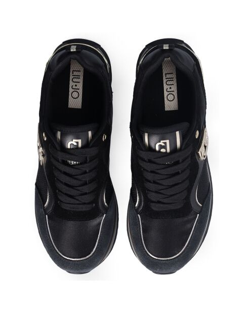 Baskets en Cuir Maxi noires