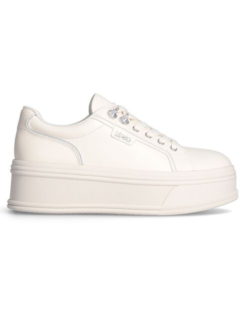 Baskets en Cuir Selma ivoire