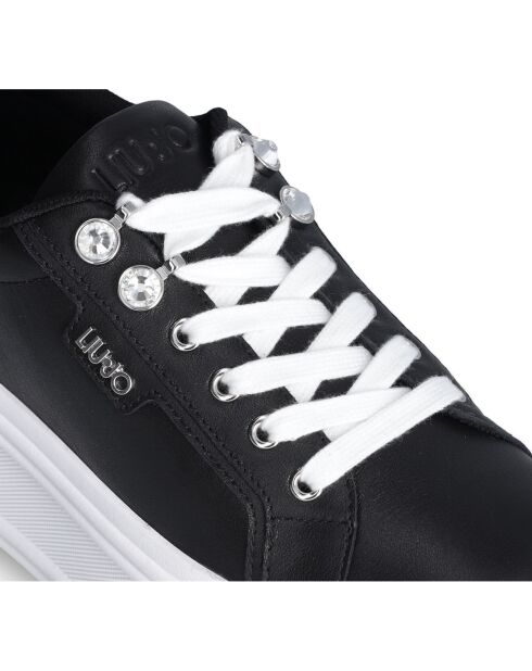 Baskets en Cuir Selma noires