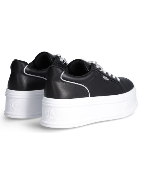 Baskets en Cuir Selma noires