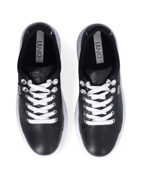Baskets en Cuir Selma noires