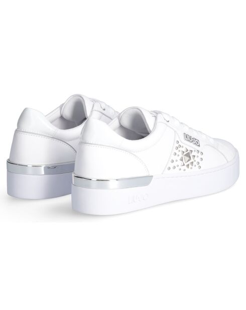 Baskets en Cuir Silvia blanches