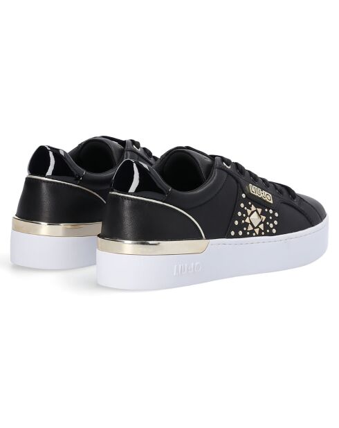 Baskets en Cuir Silvia noires