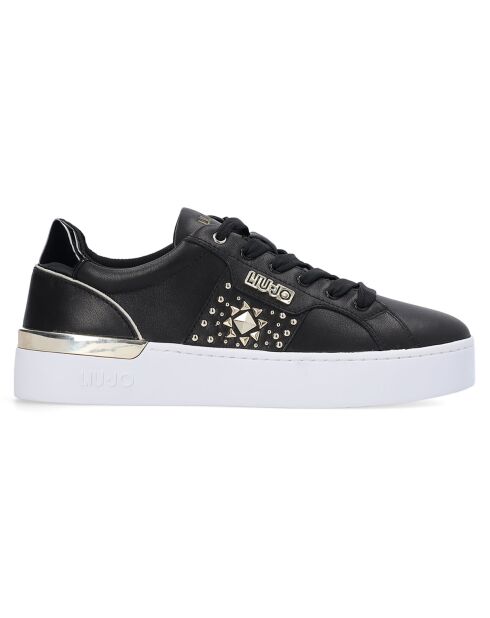 Baskets en Cuir Silvia noires