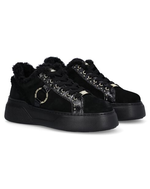 Baskets en Cuir Tami noires