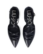 Ballerines en Cuir Viola noires