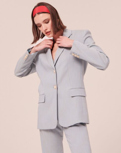 Veste blazer bleue