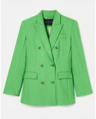 Veste en Laine froide mélangée verte