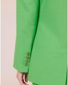 Veste en Laine froide mélangée verte