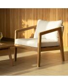 Salon de jardin Fidji en bois d'acacia beige