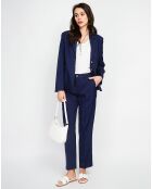 Veste en Lin mélangé Alicia marine
