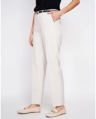 Pantalon en Lin mélangé Léna beige
