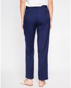 Pantalon en Lin mélangé Léna marine