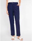 Pantalon en Lin mélangé Léna marine