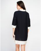 Robe en Lin mélangé Elisa noire