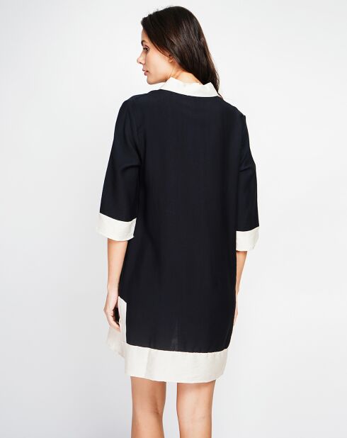Robe en Lin mélangé Elisa noire