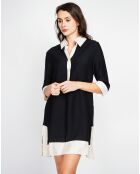 Robe en Lin mélangé Elisa noire