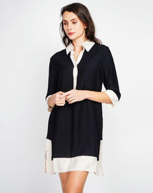 Robe en Lin mélangé Elisa noire