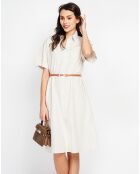 Robe en Lin mélangé Jade beige