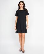 Robe en Lin mélangé Nour noire