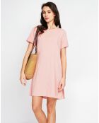 Robe en Lin mélangé Nour peches