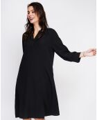 Robe en Lin mélangé Agathe noire