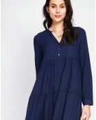 Robe en Lin mélangé Soline marine