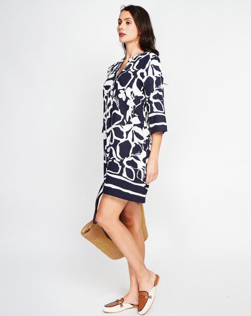 Robe en Lin mélangé Marion marine