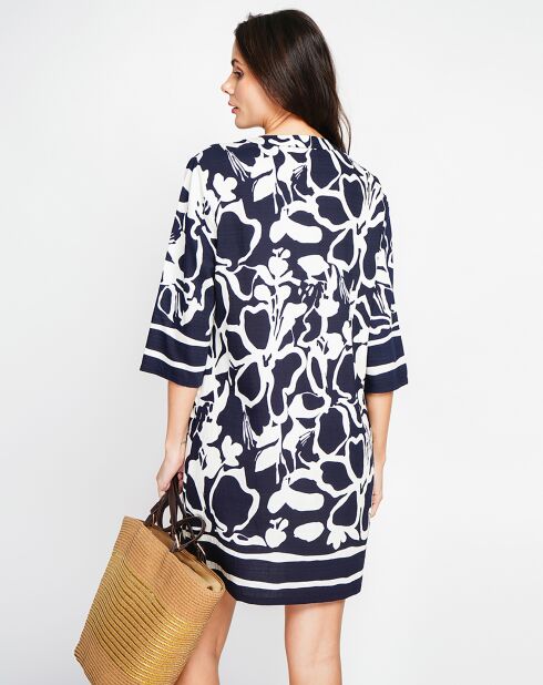 Robe en Lin mélangé Marion marine