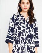 Robe en Lin mélangé Marion marine