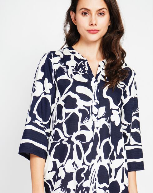 Robe en Lin mélangé Marion marine