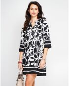 Robe en Lin mélangé Marion noire