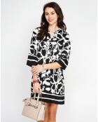 Robe en Lin mélangé Marion noire