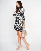 Robe en Lin mélangé Marion noire