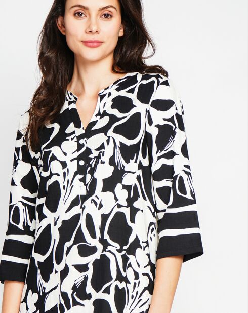 Robe en Lin mélangé Marion noire