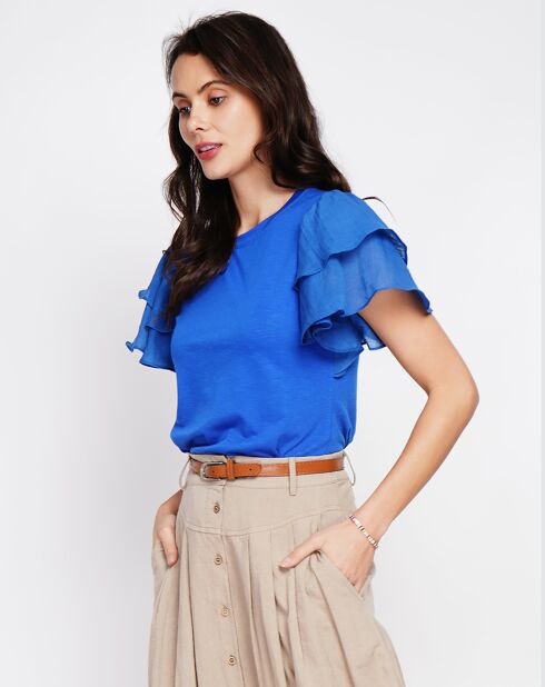 Louise royal top van linnenmix