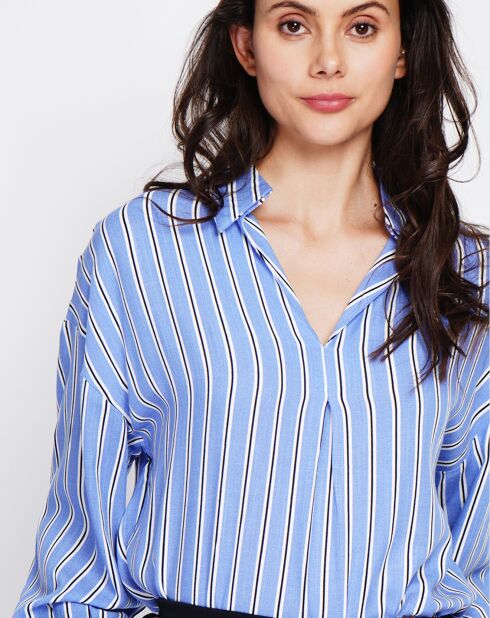 Tunique en Lin mélangé Coline azur