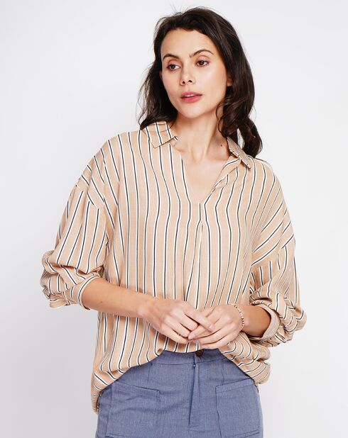 Tunique en Lin mélangé Coline beige