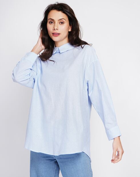 Tunique en Lin mélangé Calie azur