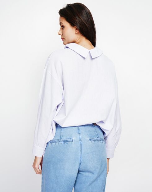 Tunique en Lin mélangé Calie lilas