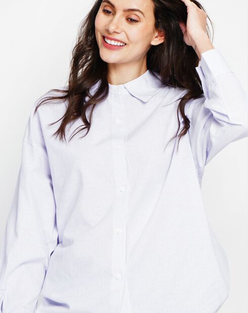 Tunique en Lin mélangé Calie lilas