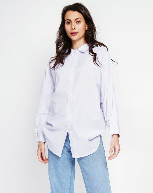 Tunique en Lin mélangé Calie lilas