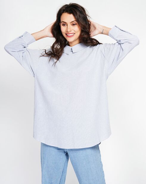 Tunique en Lin mélangé Calie marine